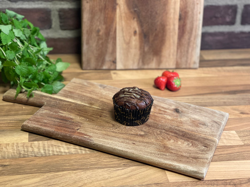 Vegansk päron & chokladmuffins