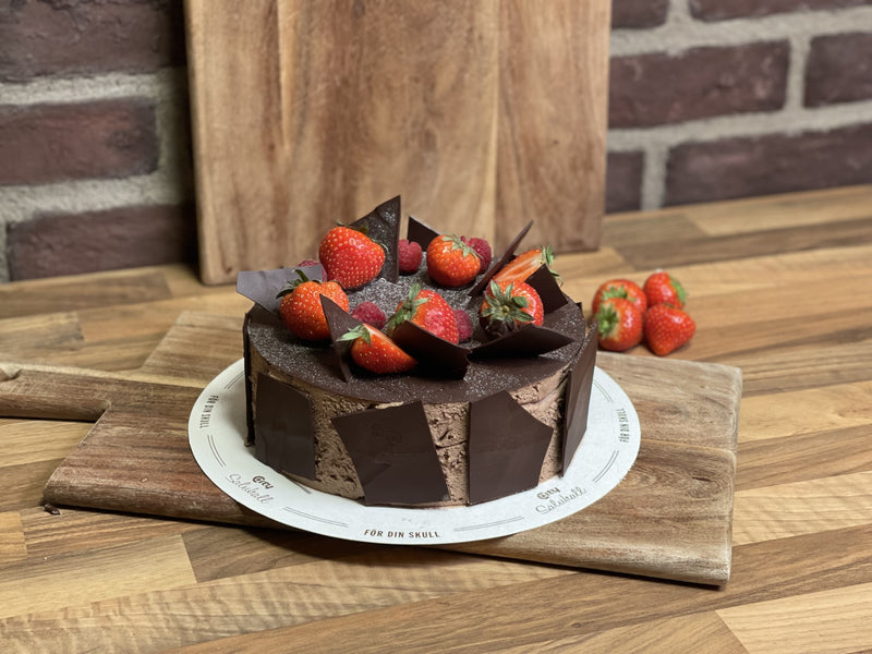 Vegansk chokladtårta utan tillsatt gluten