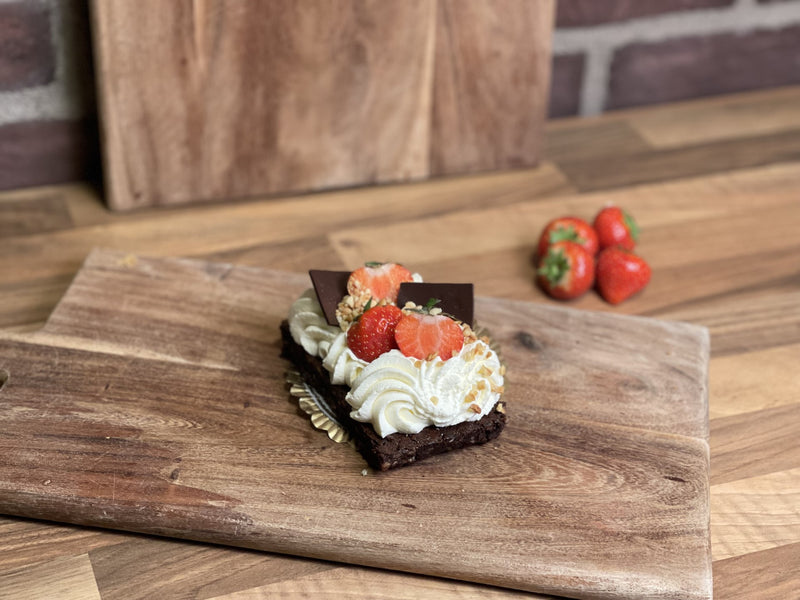 Browniebakelse med hasselnötter