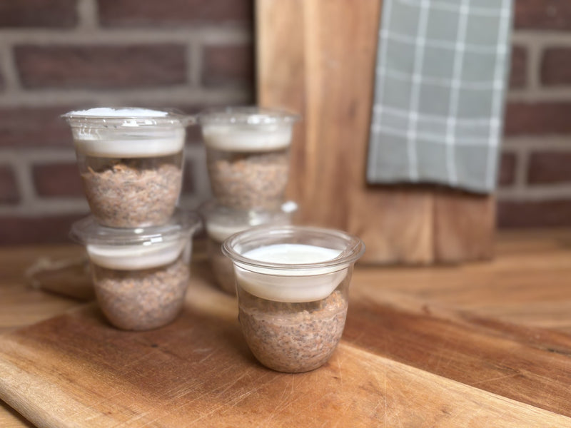 Overnight oats med smak av morotskaka